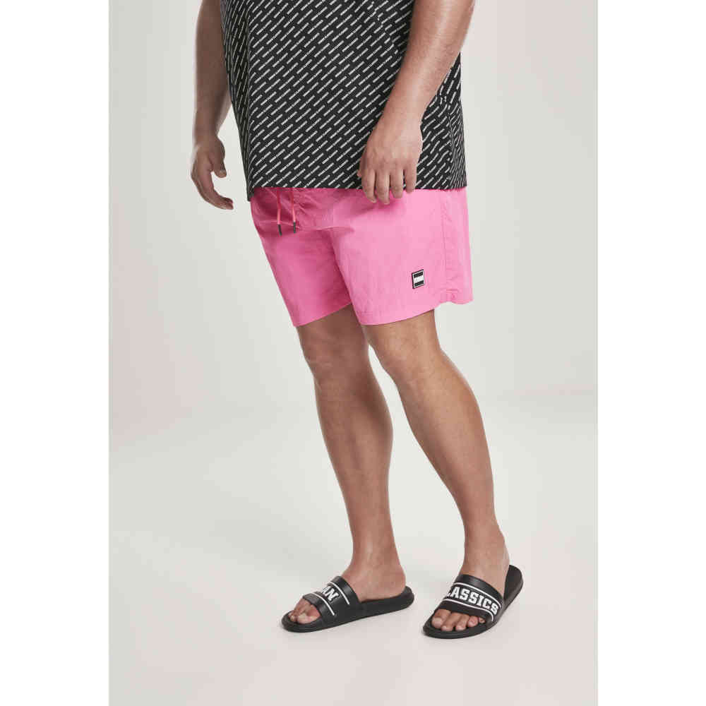 Urban Classics - Block Swim shorts - Pink